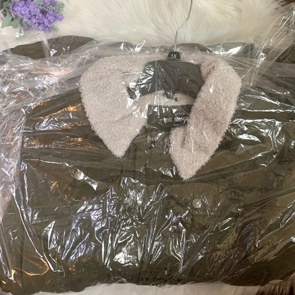 Steve Madden Women's Canvas Parka Jacket - Picture 5 of 6